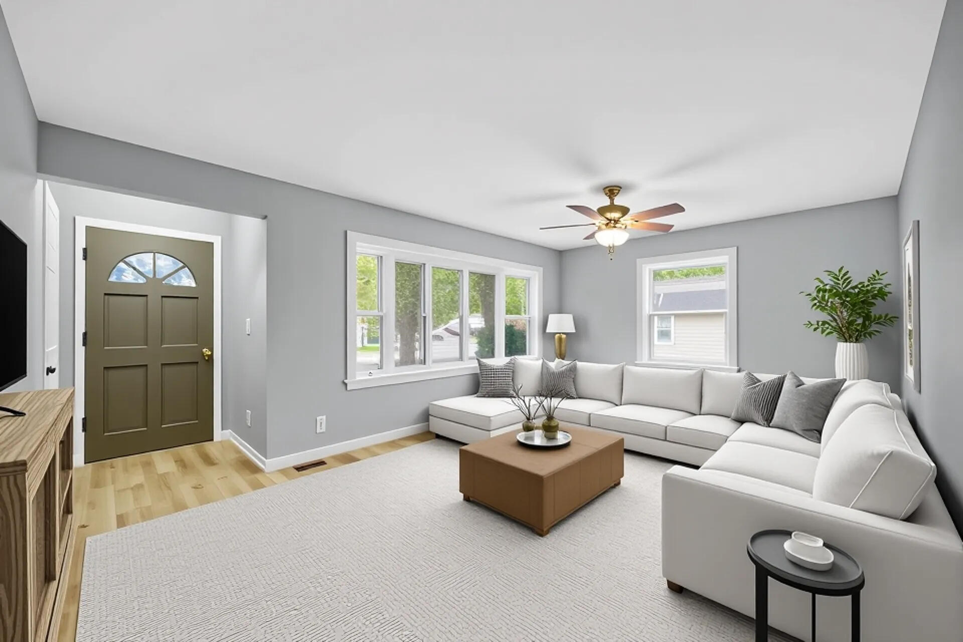 212 Timrick Drive Munster, IN 46321 - Photo 23 of 46 a living room with furniture and a large window