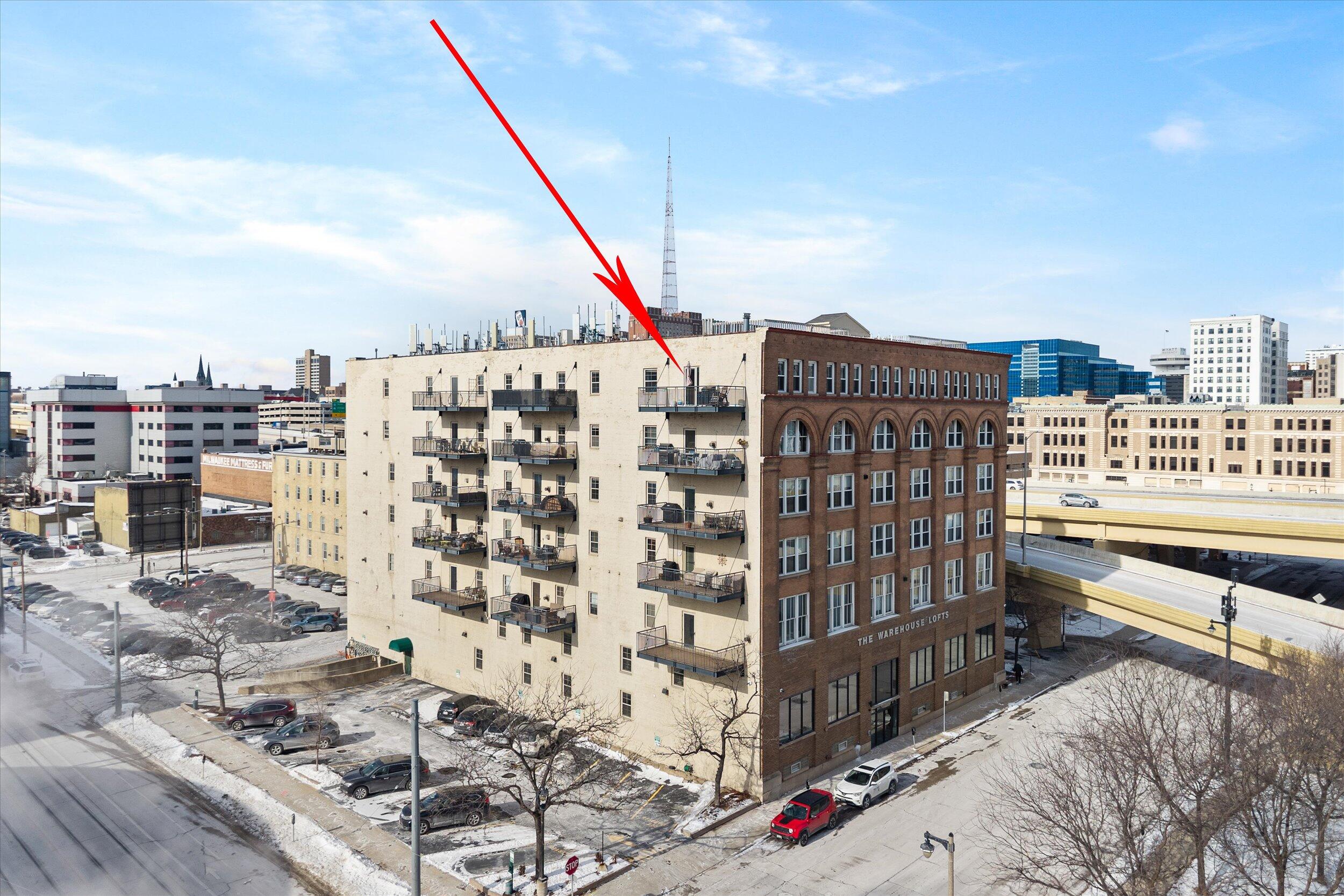 413 North 2nd Street, Unit 620 Milwaukee, WI 53203 - Photo 48 of 55 Aerial