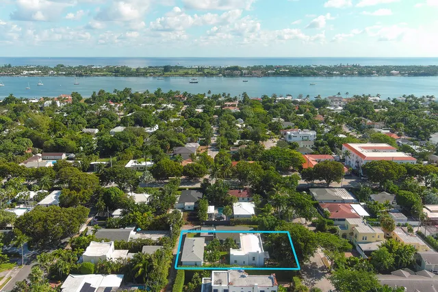 an aerial view of a city with lots of residential buildings