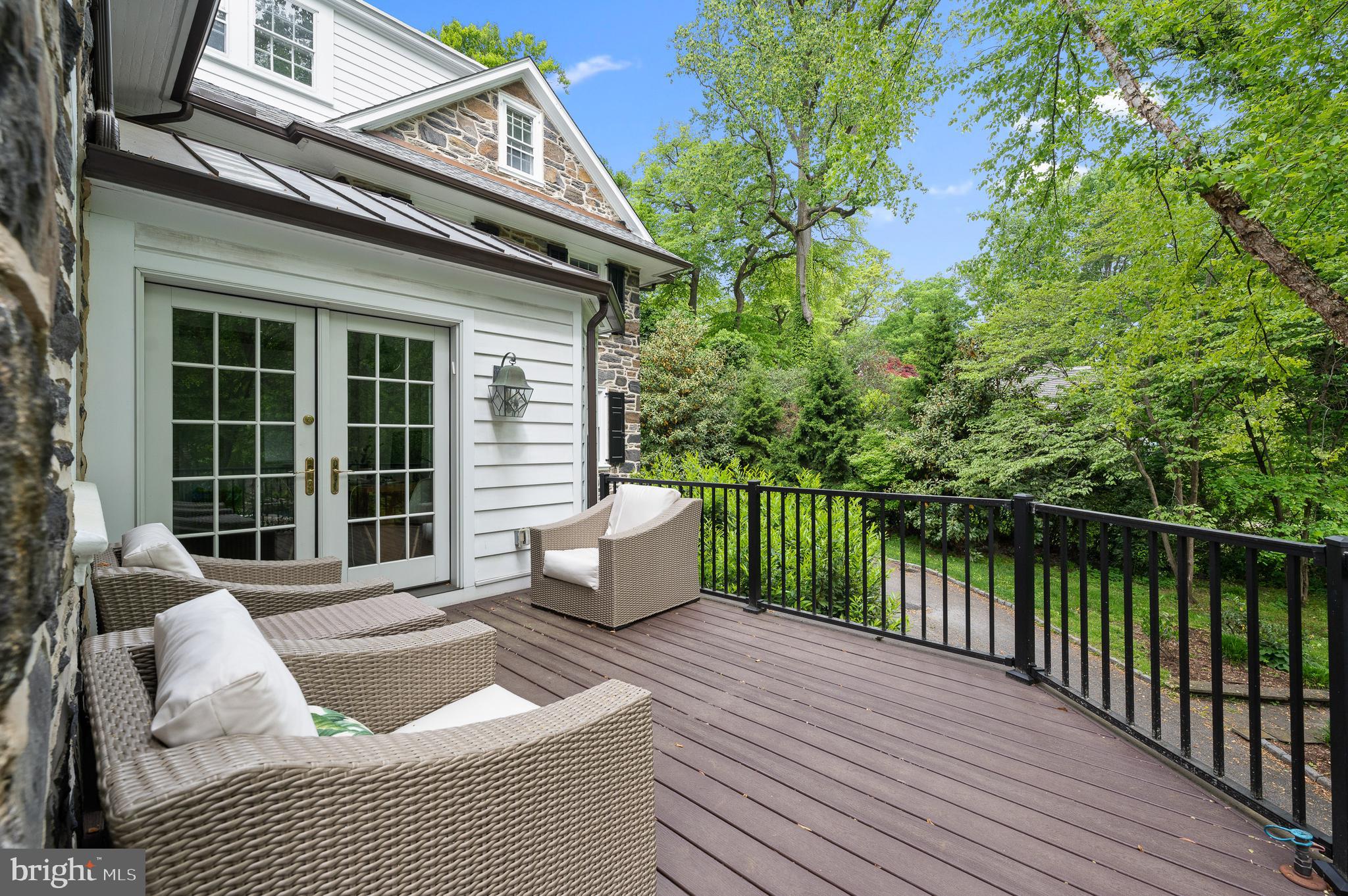 205 Glenn Road Ardmore, PA 19003 - Photo 27 of 64 Trex Deck off Breakfast Room