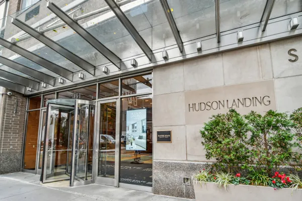 a front view of a building