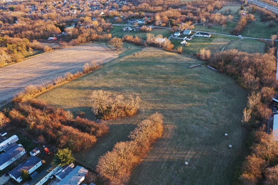 1723 6 Points Road Bloomington, IL 61701 - Photo 6 of 9 an aerial view of a house with a yard