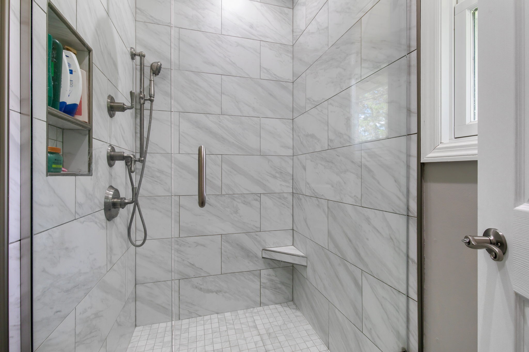3161 Little Rock Road Eagleville, TN 37060 - Photo 19 of 56 a bathroom with a glass shower