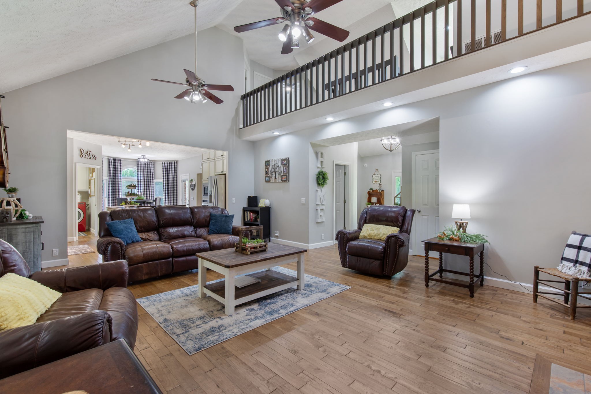 3161 Little Rock Road Eagleville, TN 37060 - Photo 6 of 56 a living room with furniture and a wooden floor
