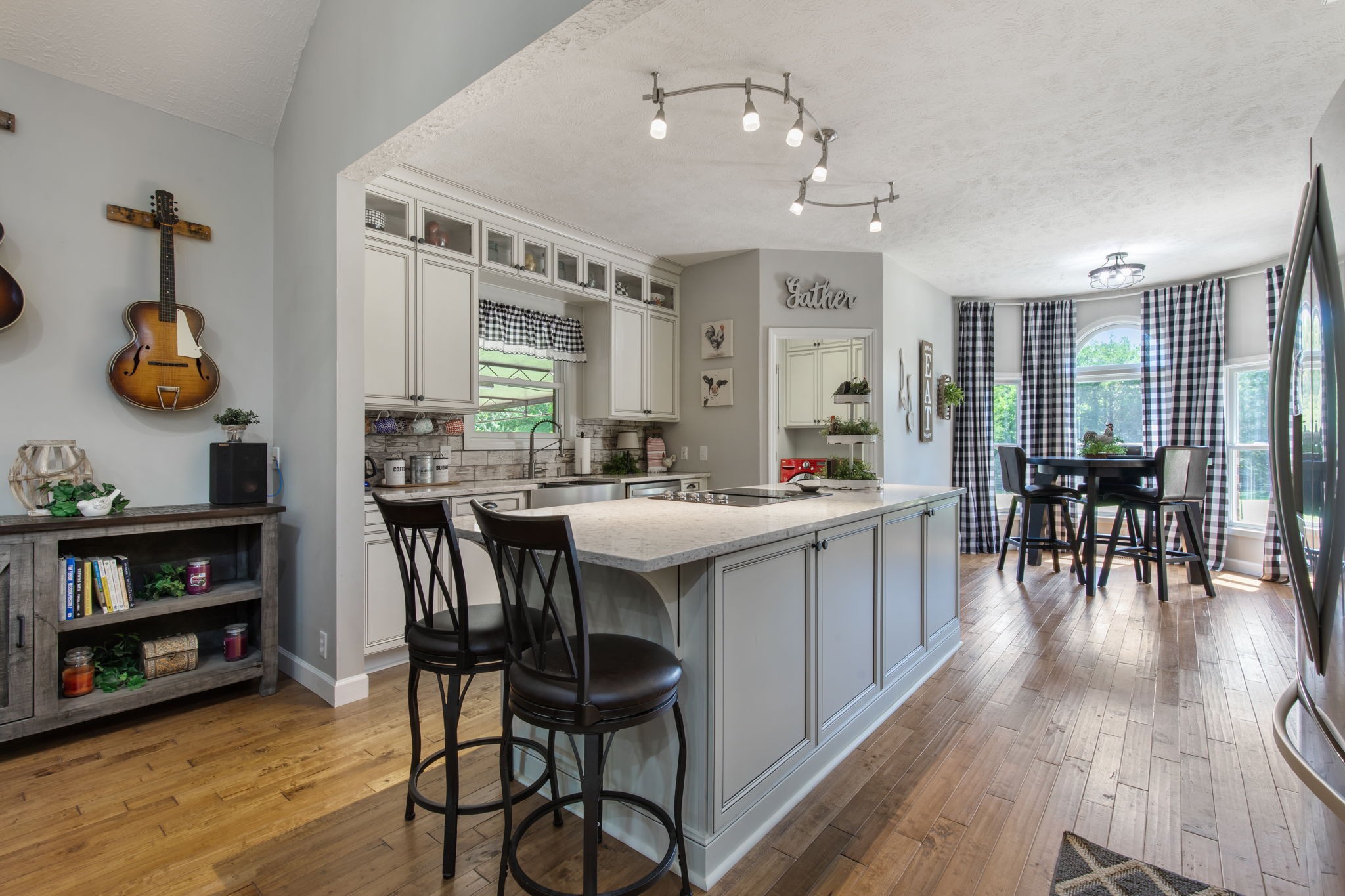 3161 Little Rock Road Eagleville, TN 37060 - Photo 7 of 56 a kitchen with sink cabinets and wooden floor