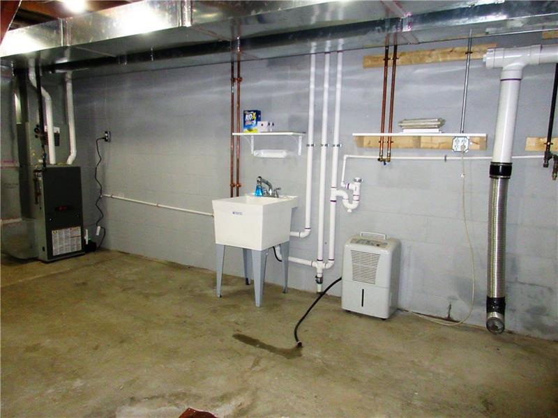 724 North Pike Road Cabot, PA 16023 - Photo 22 of 25 Laundry hook ups in basement.