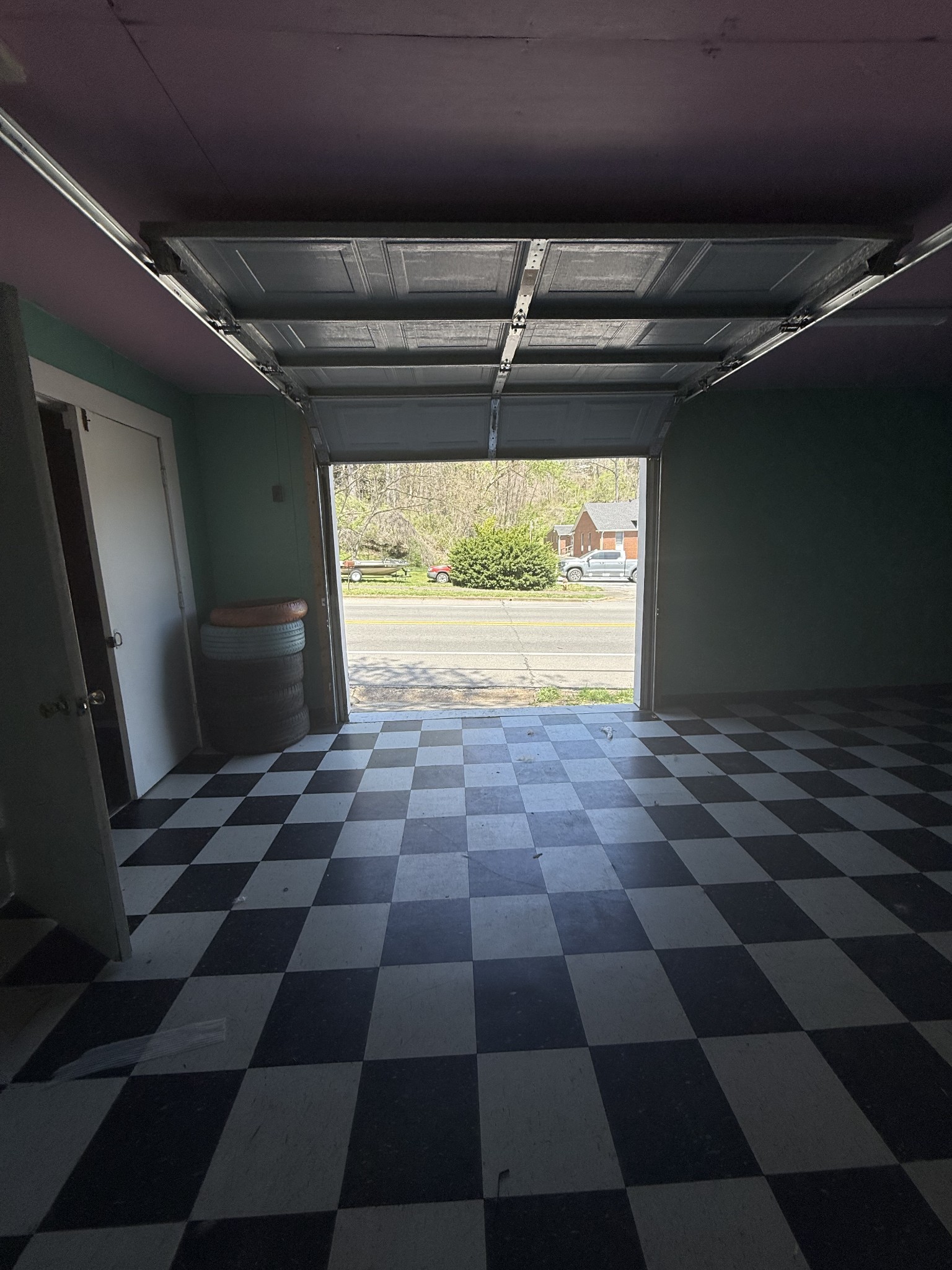 4870 East Main Street Erin, TN 37061 - Photo 12 of 12 a view of a black and white checkered floor