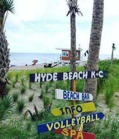 4001 South Ocean Drive, Unit 7F Hollywood, FL 33019 - Photo 20 of 20 a sign that is on a pole on the wall