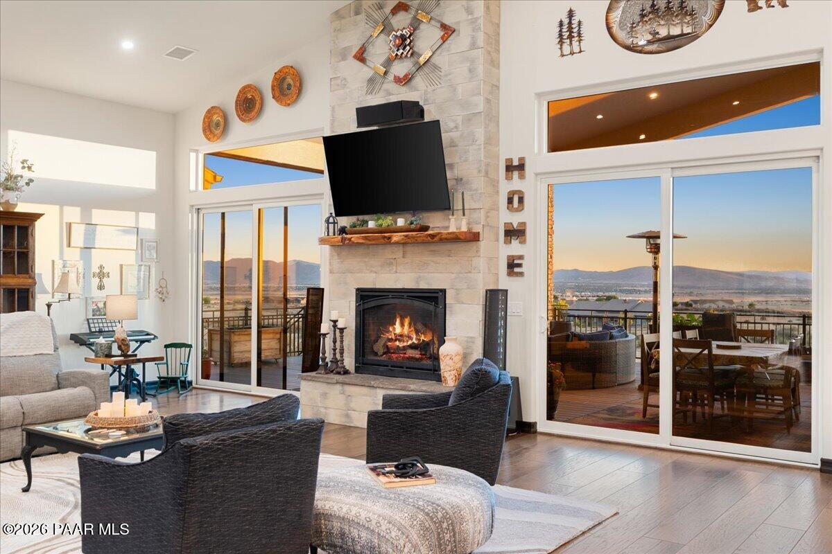11455 East Harley Drive Prescott Valley, AZ 86315 - Photo 13 of 68 Living Room Sunset