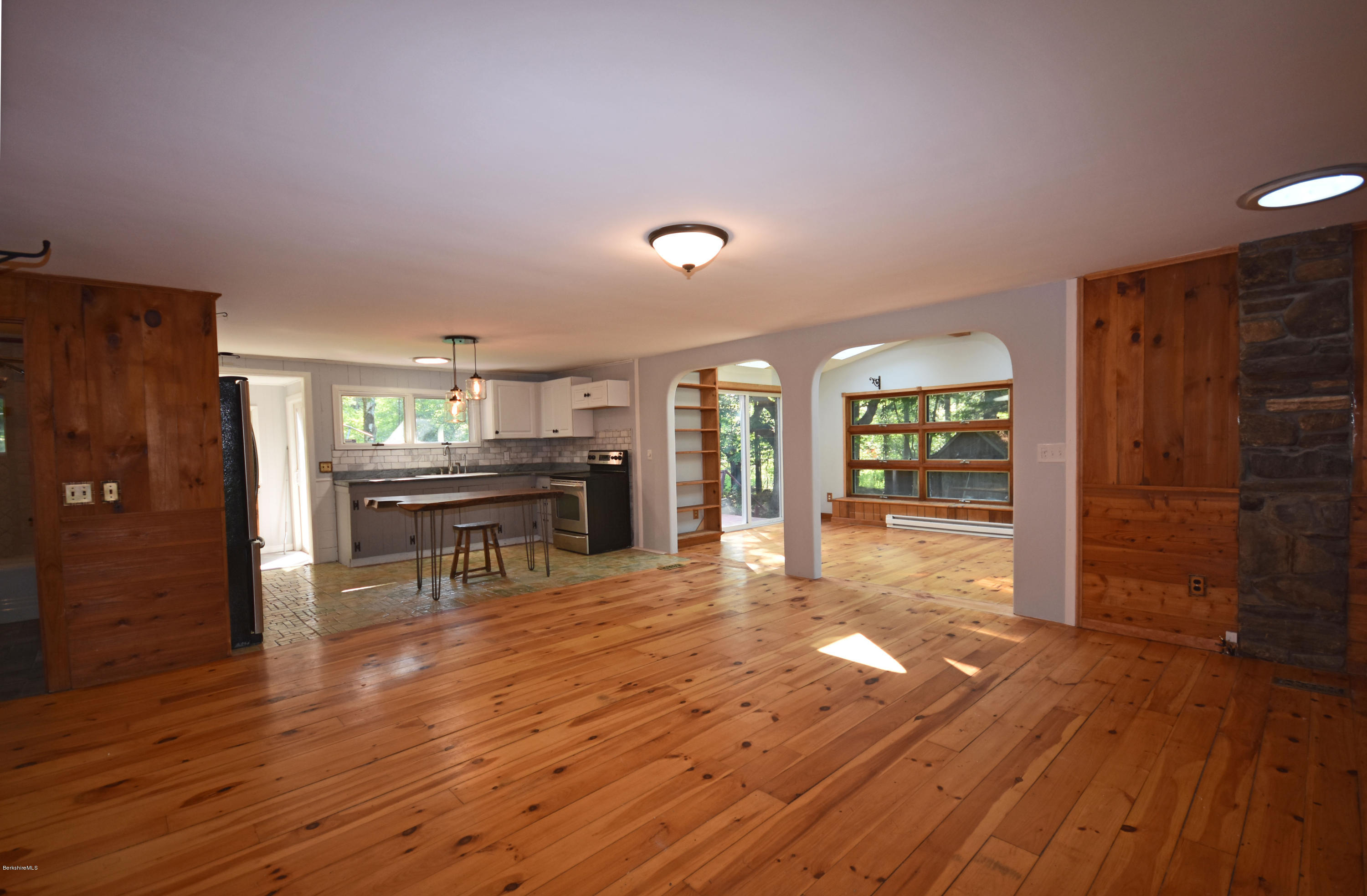 834 George Carter Road Becket, MA 01223 - Photo 18 of 61 Living Room/Kitchen