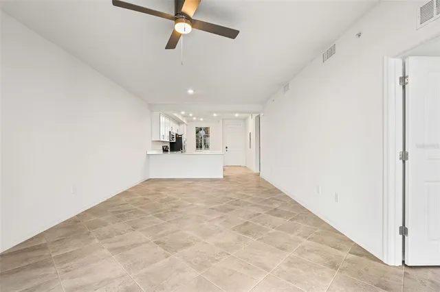 a view of a kitchen with a sink