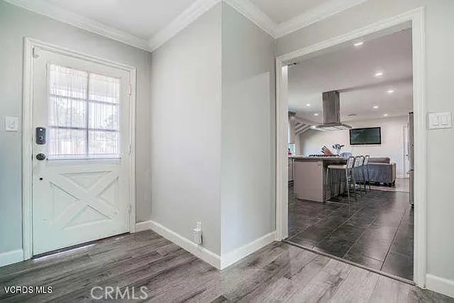 6656 Columbus Avenue Van Nuys, CA 91405 - Photo 7 of 21 a view of kitchen with wooden floor