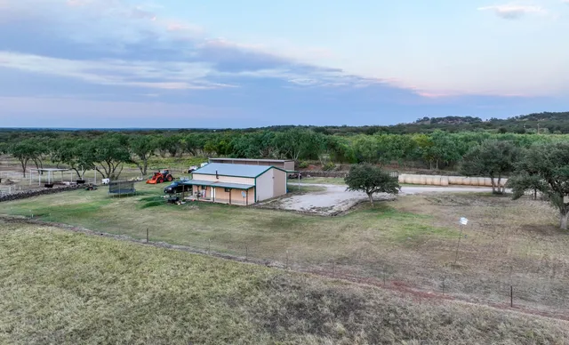 a view of a city with lots of trees