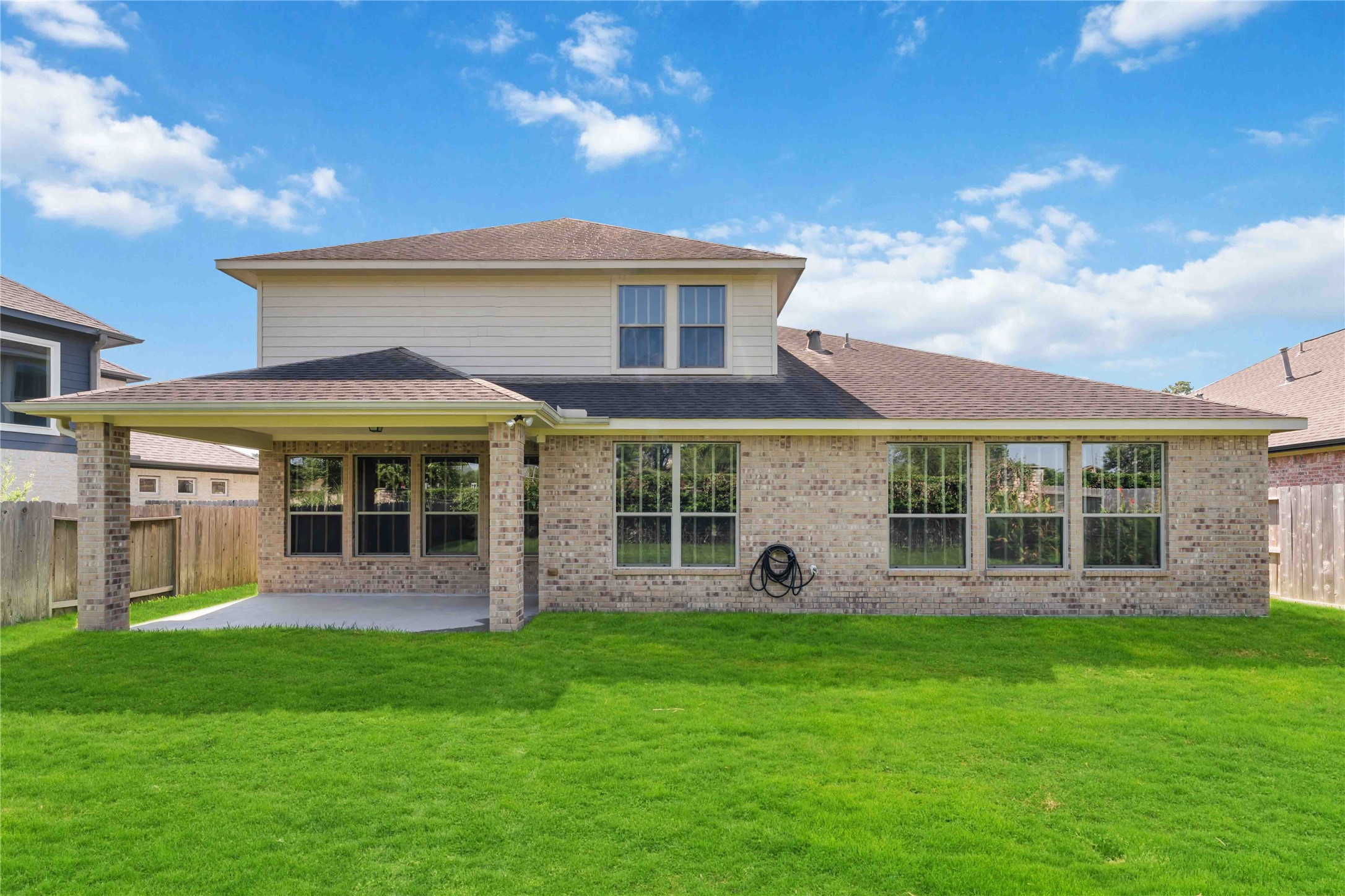 25327 Oak Knot Drive Spring, TX 77389 - Photo 32 of 32 front view of a house with a yard