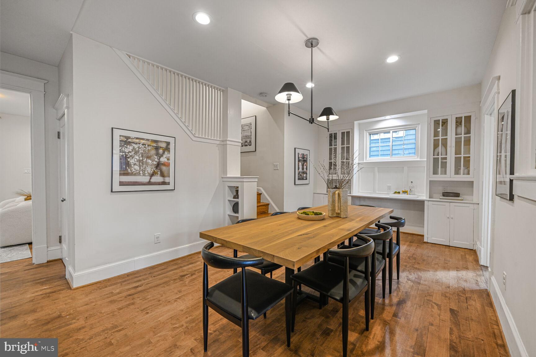 3410 Morrison Street Northwest Washington, DC 20015 - Photo 19 of 71 a view of a dining room with furniture