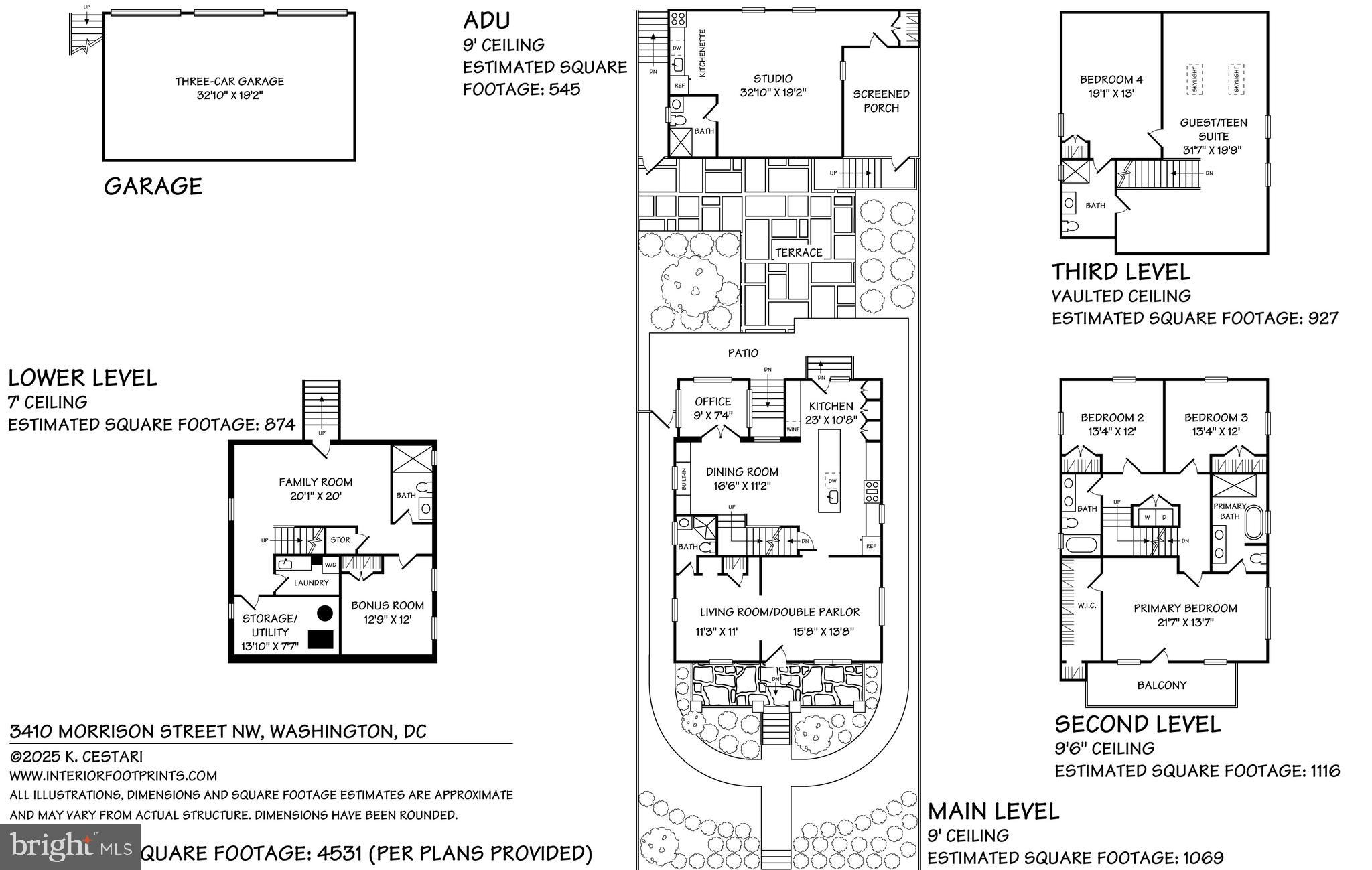 3410 Morrison Street Northwest Washington, DC 20015 - Photo 71 of 71 Floor Plans