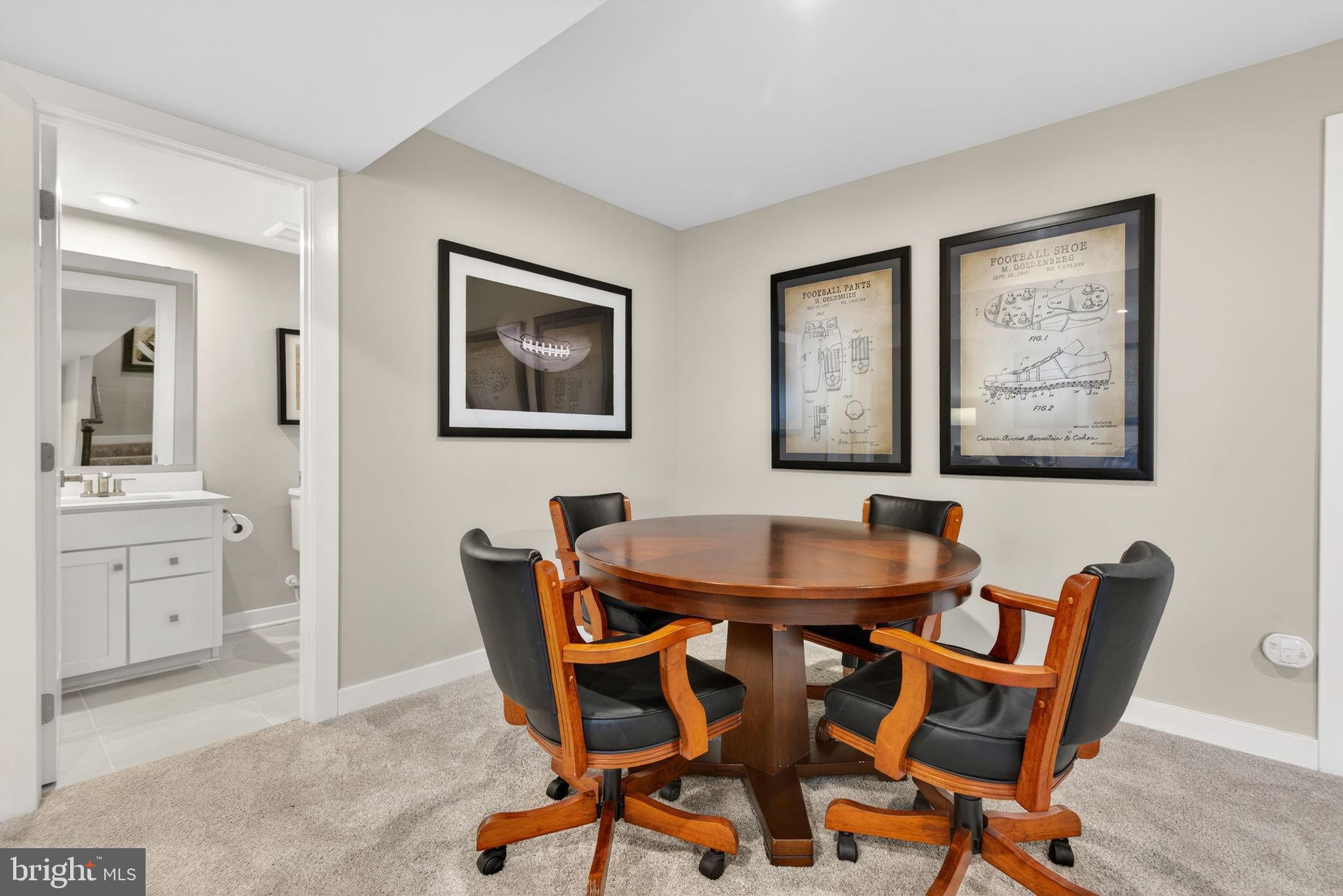 3575 Wildview Lane York, PA 17404 - Photo 57 of 62 a view of a dining room with furniture and a mirror
