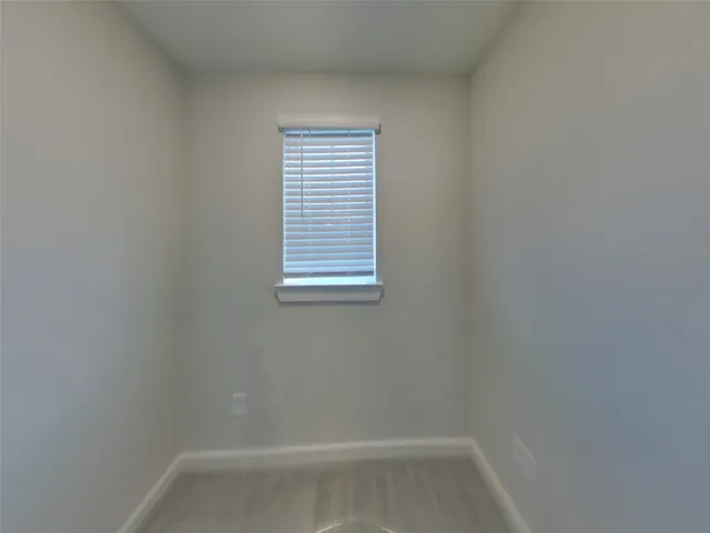 a small space with a window