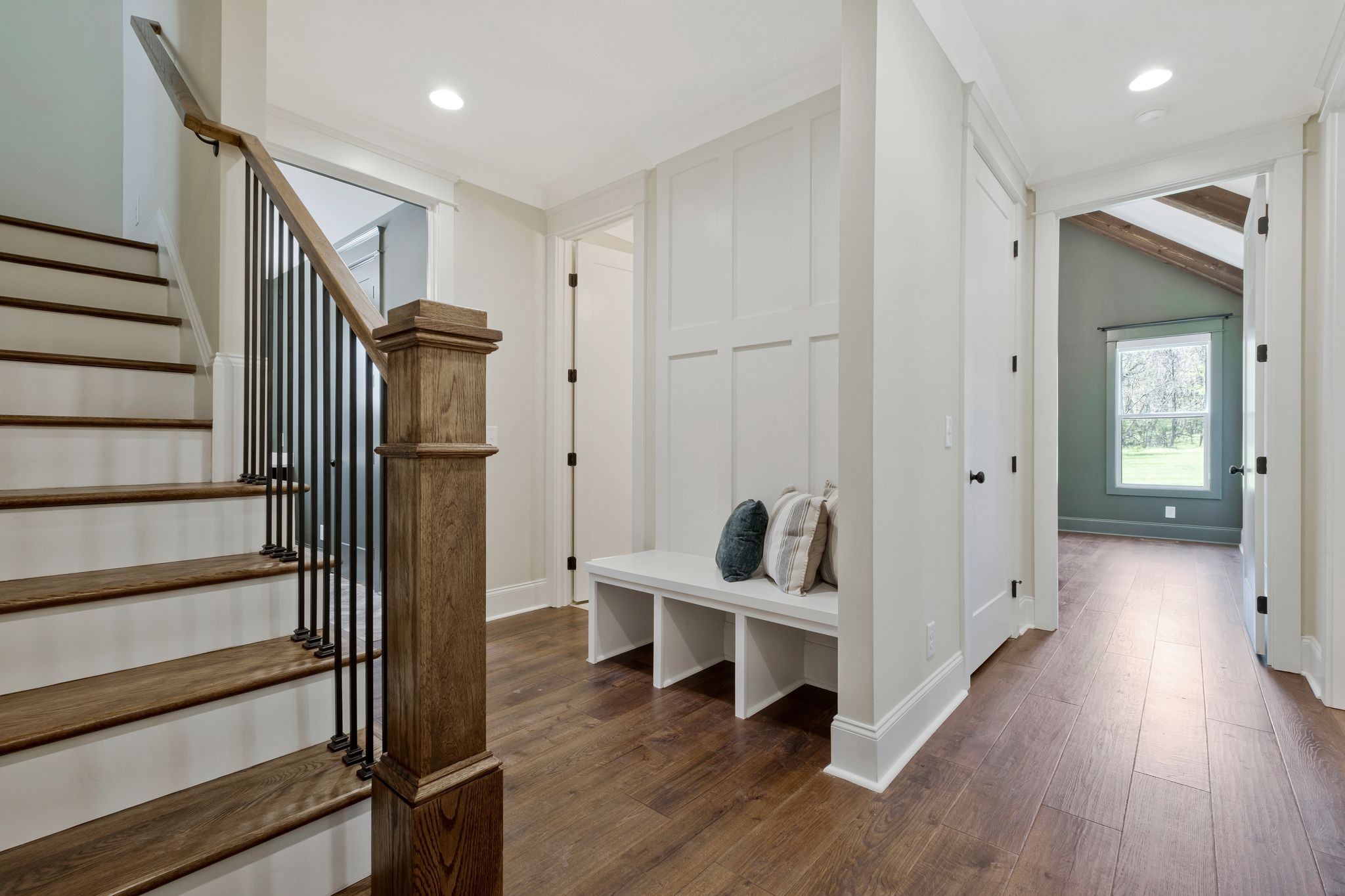 3050 Horn Springs Road Lebanon, TN 37087 - Photo 32 of 72 a view of a hallway view with wooden floor and staircase