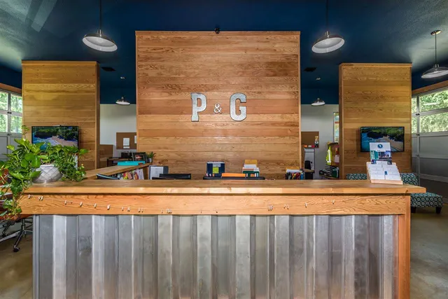 a view of front door