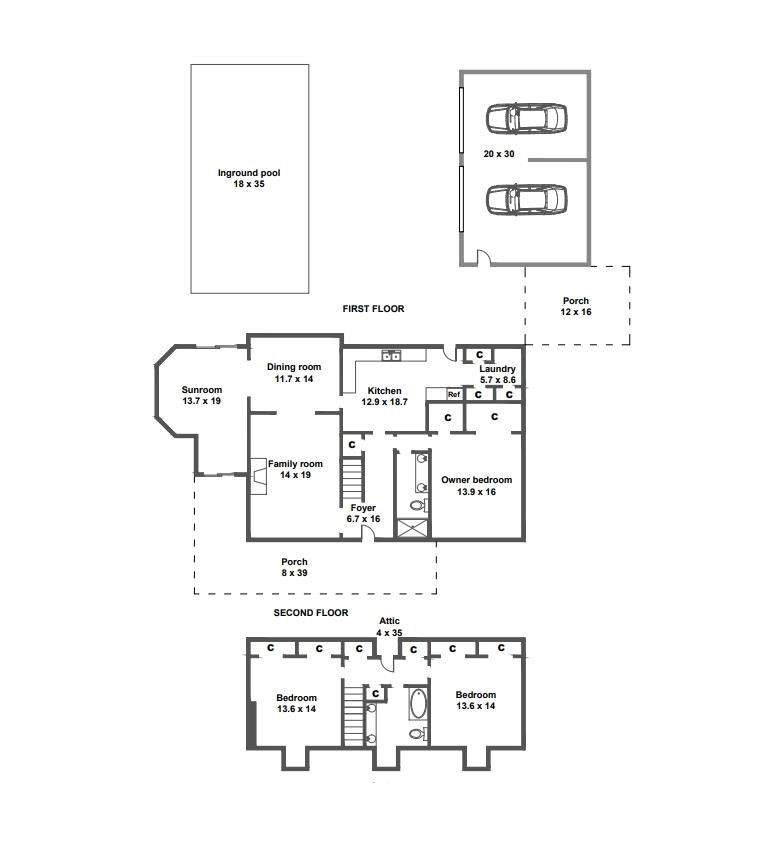 8417 Crowder Road Raleigh, NC 27603 - Photo 30 of 30 Floor Plan