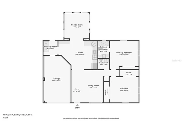 $225,000 | 708 Rutgers Place, Sun City Center, FL 33573