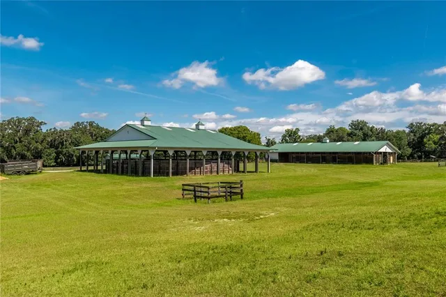 a view of a house with a patio