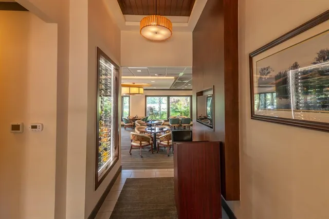 a very nice looking room with a large window