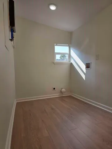 wooden floor in an empty room