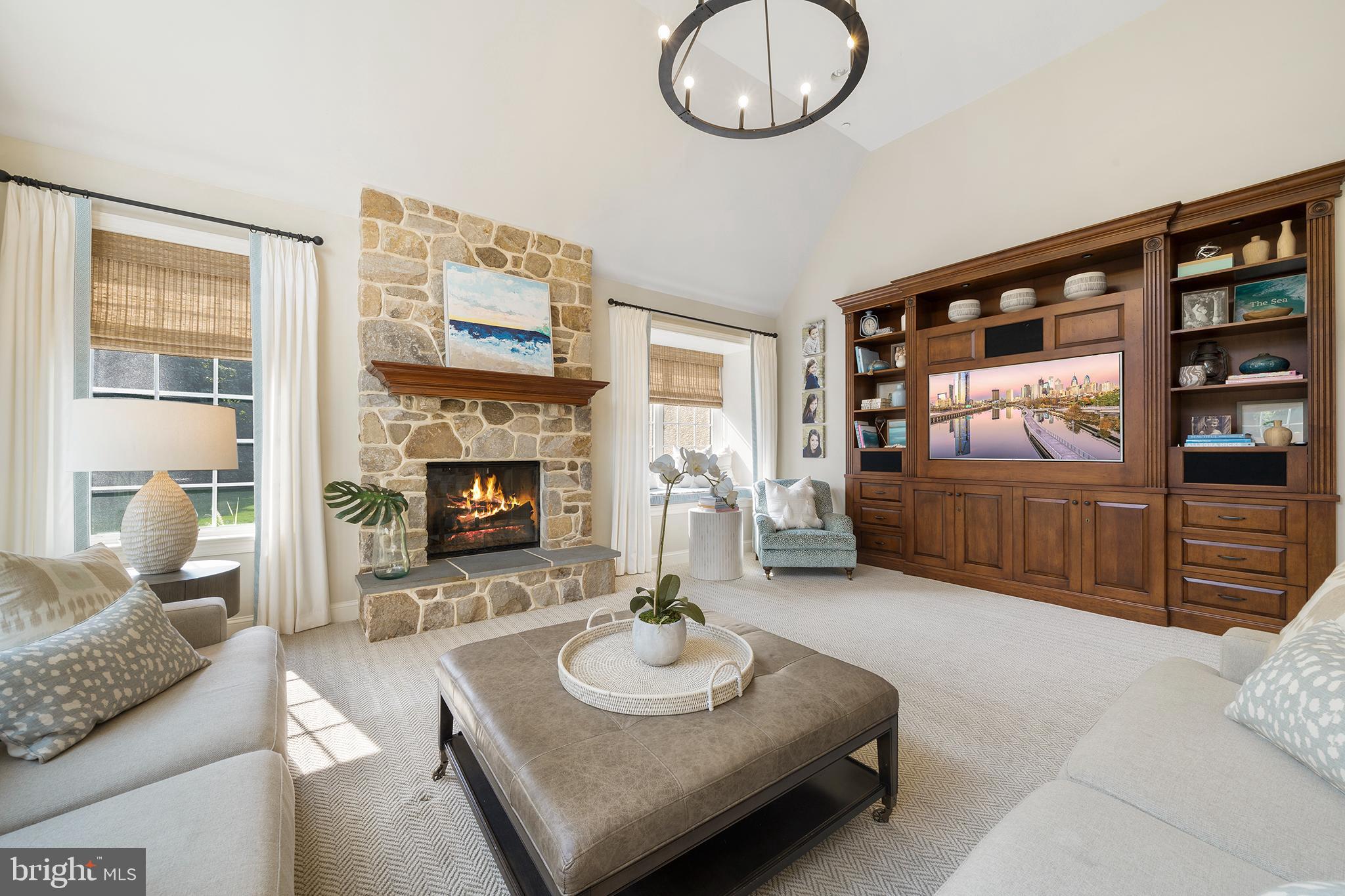 300 Trillium Lane Wayne, PA 19087 - Photo 14 of 52 FAMILY ROOM WITH FIREPLACE