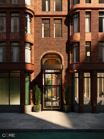 a front view of multiple houses