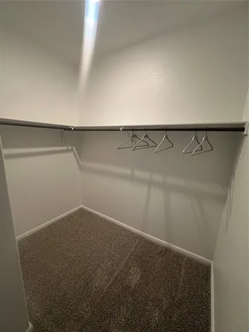a close view of closet