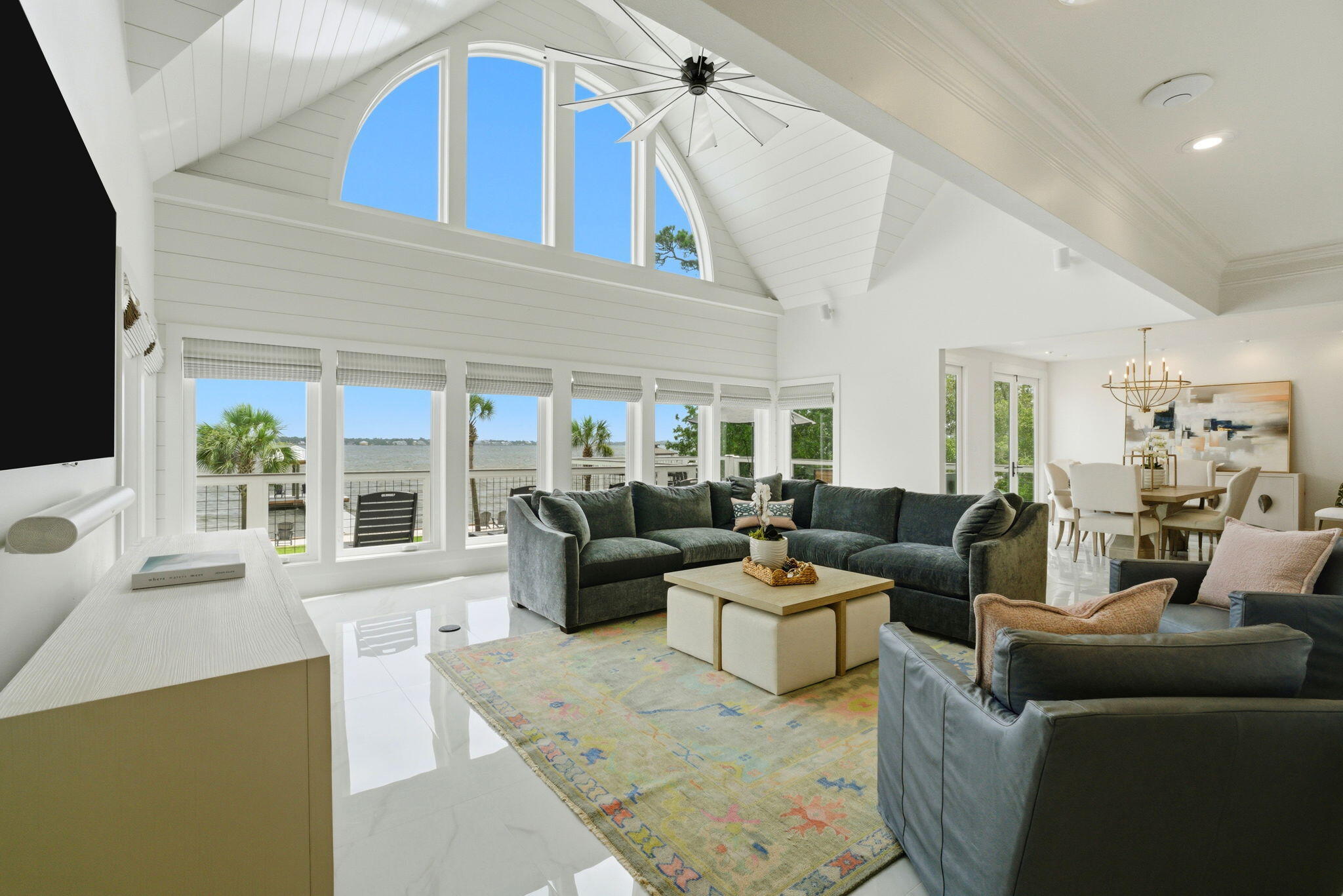 31061 Peninsula Drive Orange Beach, AL 36561 - Photo 35 of 93 a living room with furniture and a flat screen tv