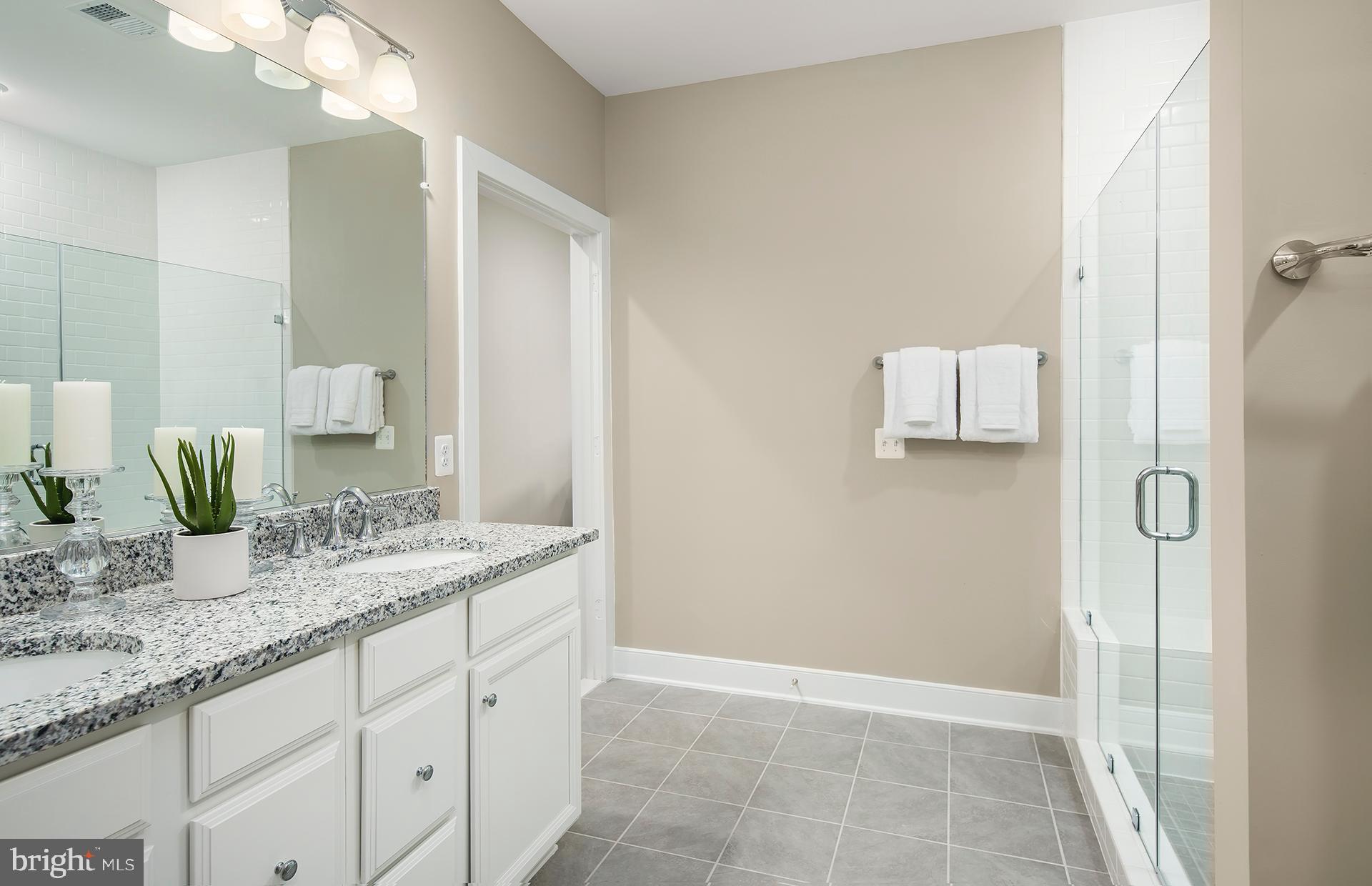 2319 Field Point Road, Unit 30101 Herndon, VA 20171 - Photo 11 of 22 Luxurious Owner's Bath featuring Frameless Shower
