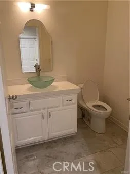 a view of a hallway with washer and dryer