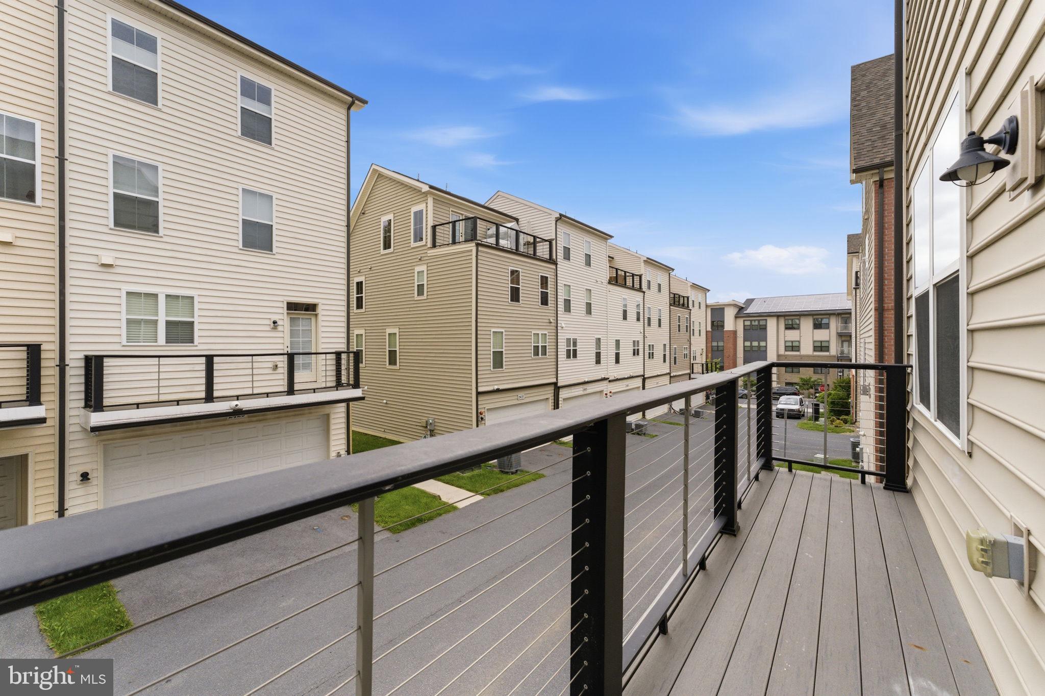 169 Kandinsky Loop Silver Spring, MD 20906 - Photo 59 of 67 Modern townhome balcony view.