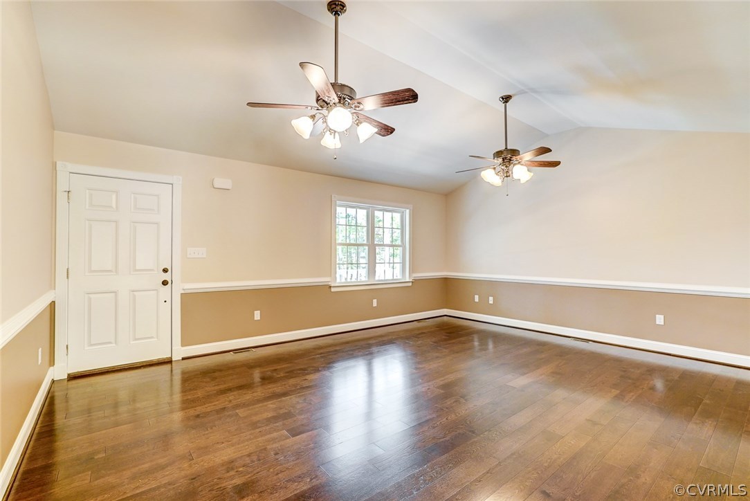 13521 Courthouse Road Dinwiddie, VA 23841 - Photo 9 of 35 a view of an empty room with window and wooden floor