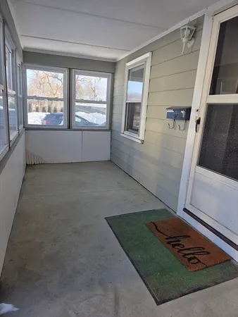 a view of front door