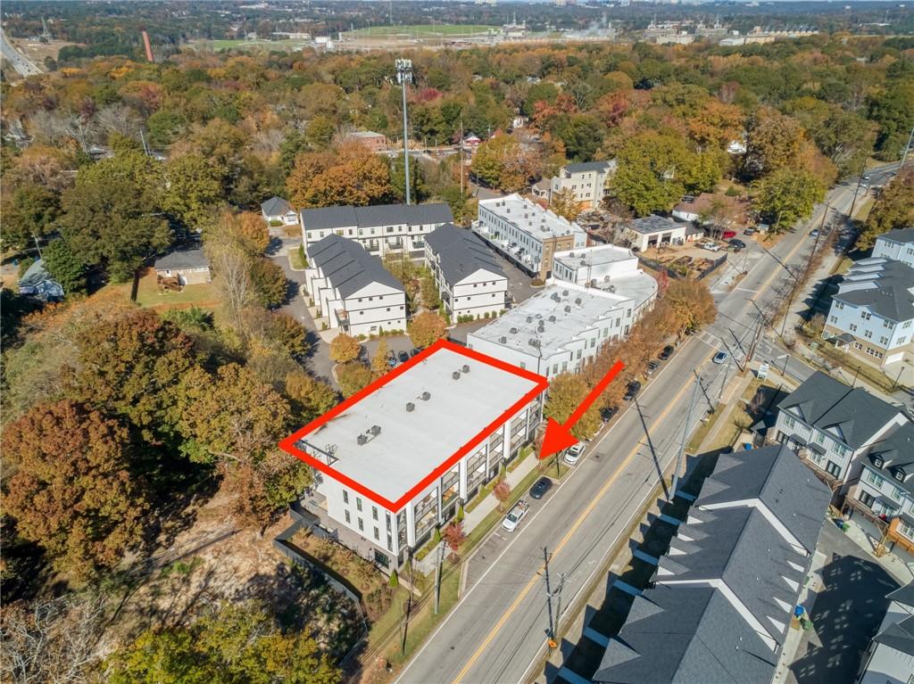 2030 Main Street Northwest, Unit R113 Atlanta, GA 30318 - Photo 16 of 17 an aerial view of a city