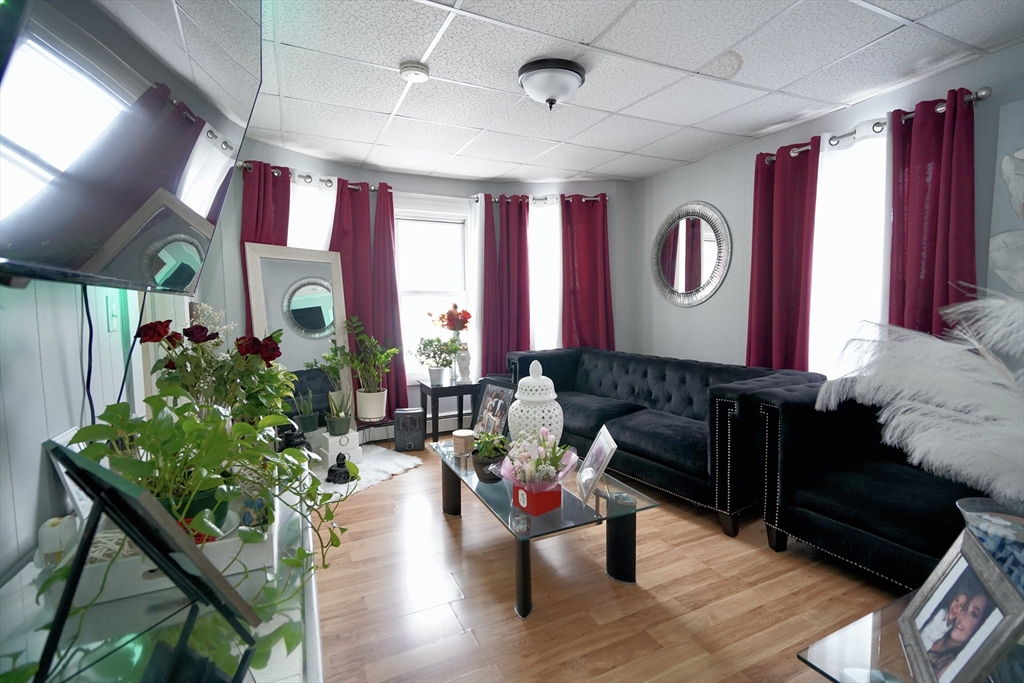 183 Farnham Street Lawrence, MA 01843 - Photo 3 of 38 a living room with furniture and a potted plant