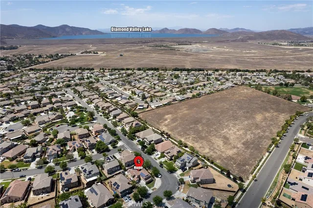 a view of city and mountain