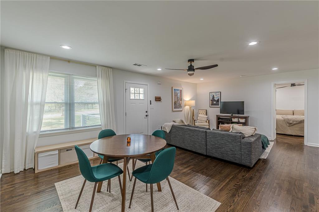1692 Derrill Drive Decatur, GA 30032 - Photo 11 of 29 a living room with furniture and a wooden floor