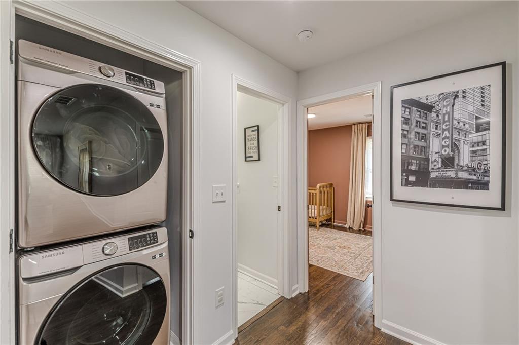 1692 Derrill Drive Decatur, GA 30032 - Photo 9 of 29 a view of a hallway with washer and dryer