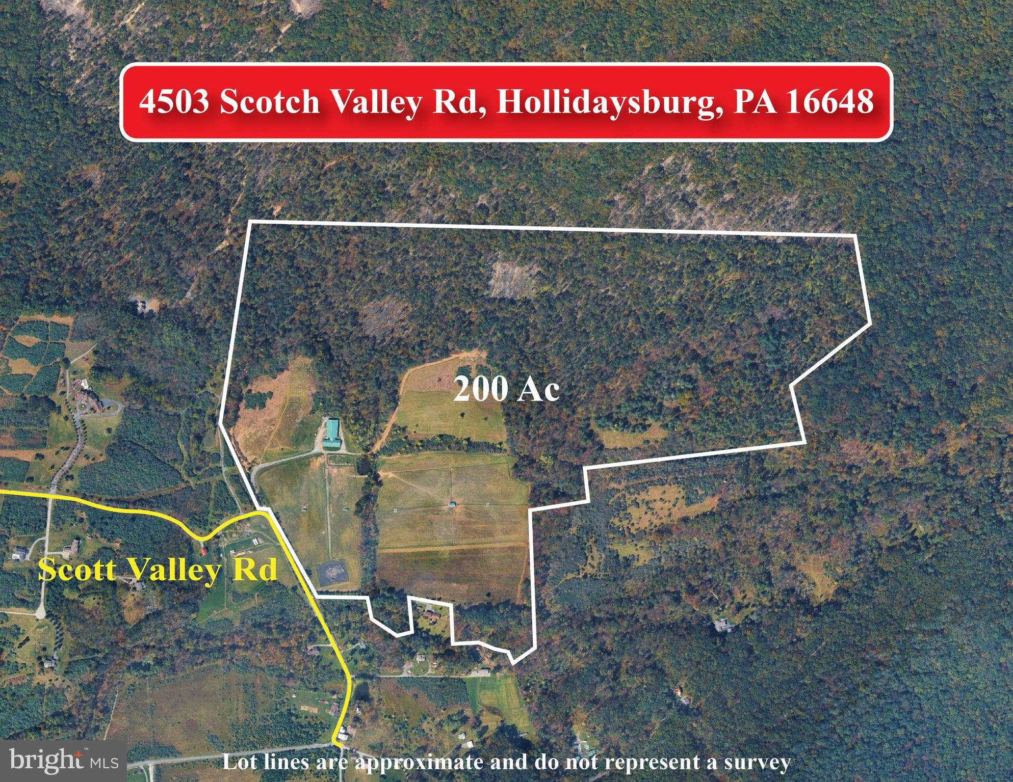 4503 Scotch Valley Road Hollidaysburg, PA 16648 - Photo 85 of 85 a view of a red sign board