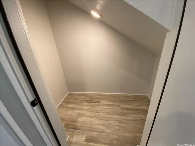 a view of closet area