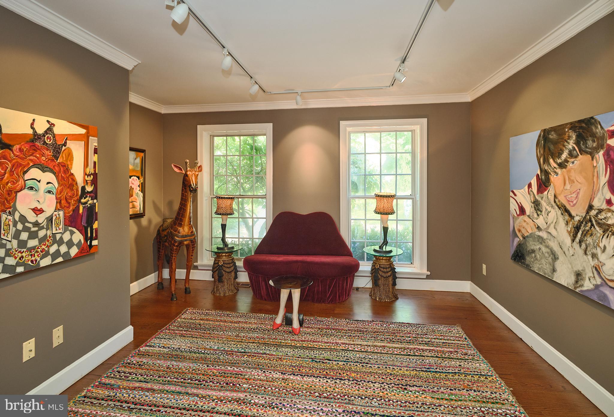 3720 Windy Bush Road New Hope, PA 18938 - Photo 23 of 45 Parlor Room/Office #2 Adjacent to Entry (right)