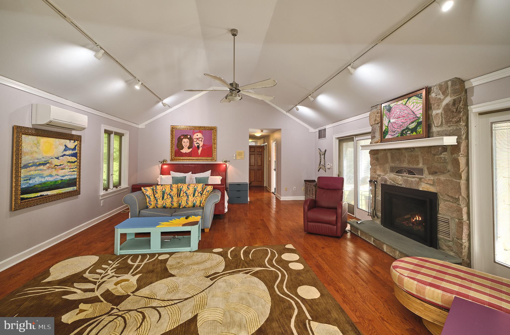 3720 Windy Bush Road New Hope, PA 18938 - Photo 35 of 45 Primary Suite W/ Fireplace
