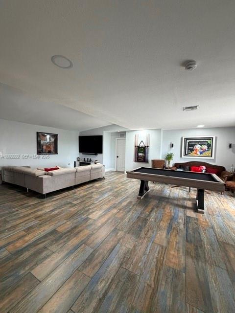 20465 Southwest 200th Street Miami, FL 33187 - Photo 18 of 36 a living room with furniture and a wooden floor