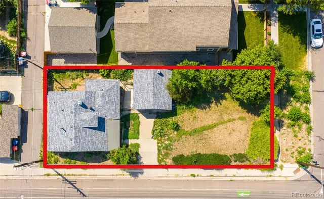 front view of a house with a street