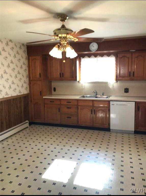 4111 Mauch Chunk Road Coplay, PA 18037 - Photo 40 of 43 a kitchen with a cabinets and chandelier